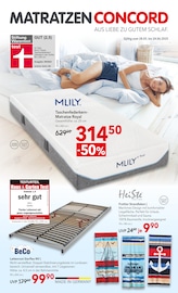 Aktueller Matratzen Concord Prospekt mit Matratze, "AUS LIEBE ZU GUTEM SCHLAF", Seite 1