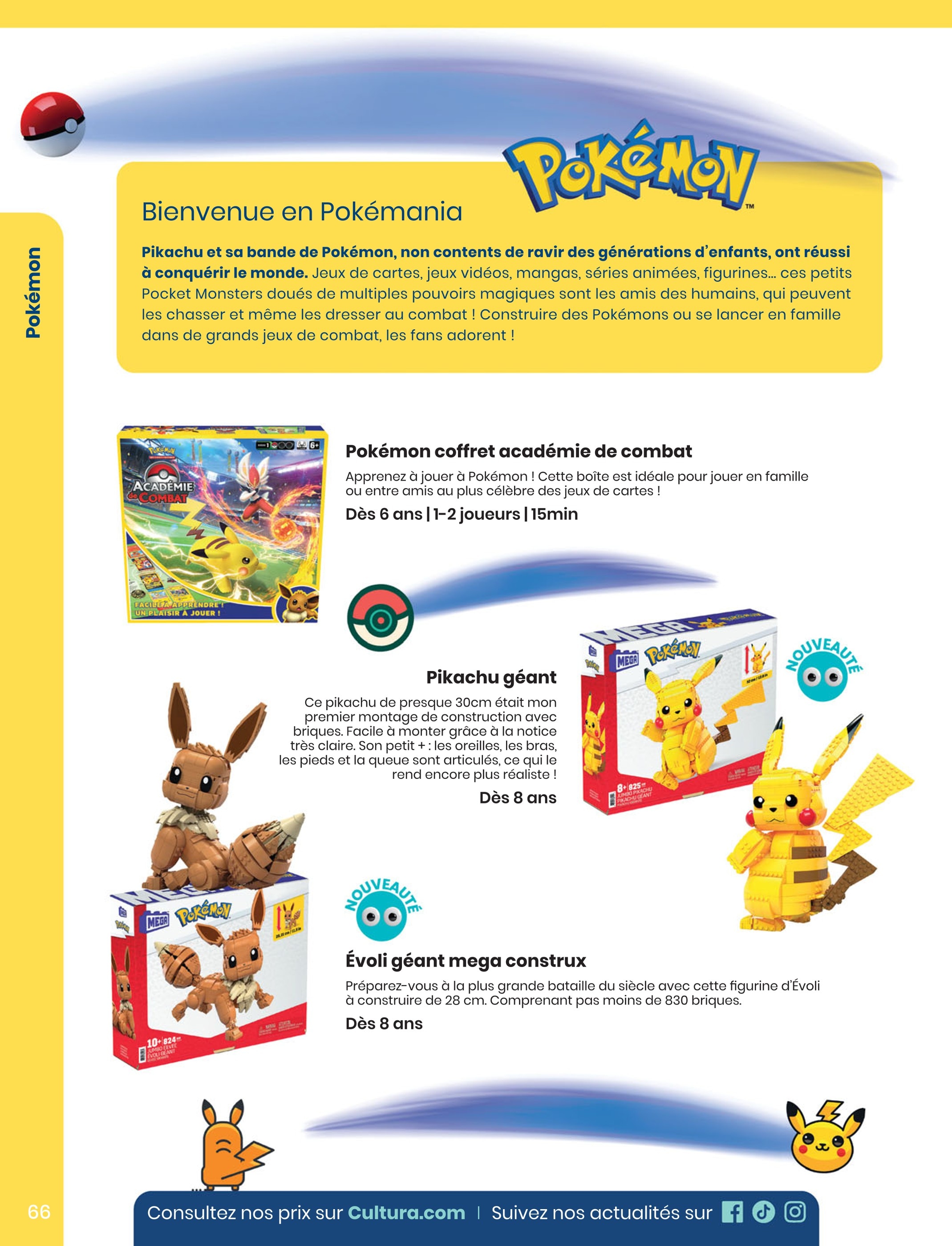 Pikachu geant à construire 30 cm POKEMON : le jouet à Prix Carrefour