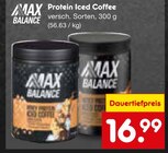 Proteinprodukte im Netto Marken-Discount Prospekt Protein Iced Coffee von Max Balance im aktuellen Netto Marken-Discount Prospekt für 16,99 €