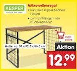 Aktuelles Mikrowellenregal Angebot bei Netto Marken-Discount in Oldenburg ab 12,99 €
