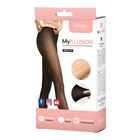 Collant noir fourré polaire effet transparent - MY ACTIFORME en promo chez Carrefour Besançon à 9,95 €