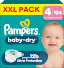 CULOTTES BABY DRY PAMPERS - PAMPERS en promo chez Auchan Hypermarché Saint-Étienne à 26,99 €