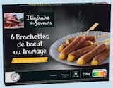 Brochettes de bœuf au fromage surgelées - ITINÉRAIRES DES SAVEURS dans le catalogue Intermarché