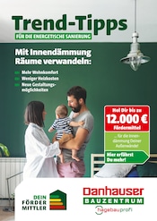 Danhauser Baumärkte Prospekt der aktuellen Woche mit 9 Seiten, gültig von 17.10.2025 bis 26.10.2025, in Holzheim und Umgebung Aktueller Danhauser Baumärkte Prospekt in Holzheim und Umgebung, "Trend-Tipps für die energetische Sanierung" mit 9 Seiten, 17.10.2025 - 26.10.2025