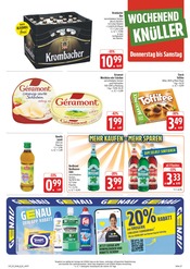 Krombacher im EDEKA Prospekt in Gera Aktueller EDEKA Prospekt mit Krombacher, "Wir lieben Lebensmittel!", Seite 37