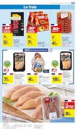 Prix et réduction Cuisse De Poulet Fermier dans le prospectus Carrefour Market en cours Offre Cuisse De Poulet Fermier dans le catalogue Carrefour Market du moment à la page 25