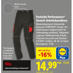 Stretch-Arbeitsbundhose