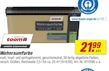 Wohnraumfarbe Angebote von toom bei toom Baumarkt Velbert für 21,99 €