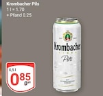 Pils Angebote von Krombacher bei GLOBUS Kaarst für 0,85 €