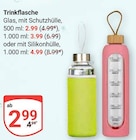 Trinkflasche Glas mit Schutzhülle im Angebot bei GLOBUS in Bruchsal Trinkflasche Glas mit Schutzhülle Angebote bei GLOBUS Bruchsal für 2,99 €