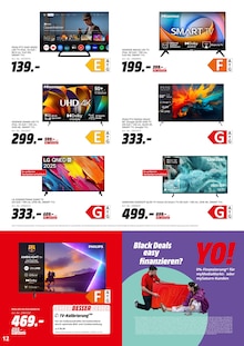 Fernseher im aktuellen MediaMarkt Saturn Prospekt (Ansbach) Fernseher im MediaMarkt Saturn Prospekt "LET'S GO! DEALS Black Deals" mit 20 Seiten (Ansbach)