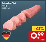 Schweine-Filet Angebote bei Netto Marken-Discount Halberstadt für 0,99 €
