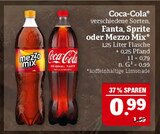 Aktuelle Coca Cola Angebote bei Marktkauf in Nürnberg Aktuelles Fanta, Sprite oder Mezzo Mix Angebot bei Marktkauf in Nürnberg ab 0,99 €