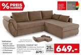 Ecksofa „Tadeus“ mit Funktion im Angebot bei porta Möbel in Braunschweig Ecksofa „Tadeus“ mit Funktion Angebote bei porta Möbel Braunschweig für 649,00 €