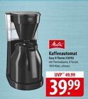 Kaffeeautomat Easy II Therm 218783 Angebote von Melitta bei famila Nordost Buchholz für 39,99 €
