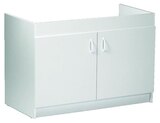 Promo Meuble sous-évier 2 portes - l. 120 cm à 59,10 € dans le catalogue Brico Dépôt à Mirmande