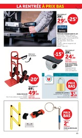 Promos Vélo dans le catalogue "LES PRIX BAS Spécial rentrée" de Hyper U Vélo en promo dans le catalogue Hyper U à la page 65