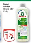 Neutral Reiniger Angebote von Frosch bei GLOBUS Krefeld für 1,79 €