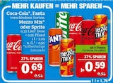 Coca-Cola, Fanta, Mezzo Mix, Sprite Angebote von Coca-Cola, Fanta, Mezzo Mix, Sprite bei Marktkauf Leipzig für 0,59 €