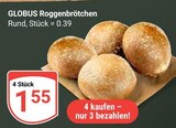 Aktuelles Roggenbrötchen Angebot bei GLOBUS in Koblenz ab 1,55 €