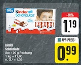 Schokolade Angebote von Kinder bei nah und gut Zwickau für 0,99 €