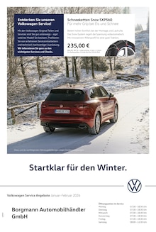 Aktueller Volkswagen Prospekt "Startklar für den Winter" für Krefeld Aktueller Volkswagen Prospekt für Krefeld mit Seite