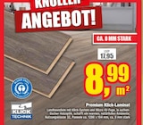 Aktuelles Premium Klick-Laminat Angebot bei wohnen & sparen Stelter in Münster ab 8,99 €
