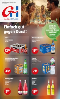 Aktueller Getränke Hoffmann Prospekt "Aktuelle Angebote" Seite 1 von 9 Seiten