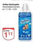 Aktuelles Weichspüler Angebot bei GLOBUS in Braunschweig ab 1,11 €