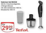 Stabmixer-Set HB4528 im Angebot bei GLOBUS in Kaarst Stabmixer-Set HB4528 Angebote von Tefal bei GLOBUS Kaarst für 29,99 €