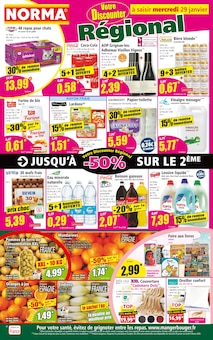 Prospectus Norma de la semaine "Votre Discounter Régional" avec 1 pages, valide du 29/01/2025 au 04/02/2025 pour Cormontreuil et alentours