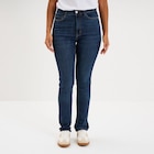 Jeans slim taille haute denim brut femme dans le catalogue La Halle