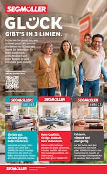 Segmüller Prospekt der aktuellen Woche, gültig von 10.10.2026 bis 24.10.2026 Aktueller Segmüller Prospekt "Zum Glück gibt’s Segmüller - Glück hat seinen Lieblingsplatz" mit 22 Seiten