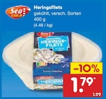 Heringsfilets von Sea Gold im aktuellen Netto Marken-Discount Prospekt für 1,79 €