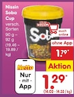 Soba Cup Angebote von Nissin bei Netto Marken-Discount Nettetal für 1,29 €