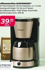 Kaffeemaschine ACM1000SAT Angebote von Bestron bei Netto mit dem Scottie Greifswald für 39,99 €