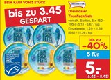 Thunfischfilets im Netto Marken-Discount Prospekt Thunfischfilets von Dreimaster im aktuellen Netto Marken-Discount Prospekt für 5,00 €