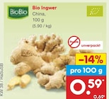 Bio Ingwer Angebote von BioBio bei Netto Marken-Discount Münster für 0,59 €