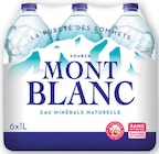 Eau Minérale Naturelle - Mont Blanc en promo chez Super U Quimper à 0,83 €