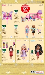 Prix et réduction Barbie Poupée dans le prospectus Intermarché Super en cours Offre Barbie Poupée dans le catalogue Intermarché Super du moment à la page 8