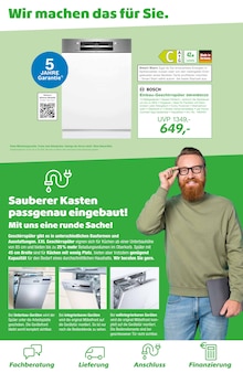 Geschirrspüler im EP: Prospekt "WOHNZIMMER MEISTERSCHAFT - Team EP: perfekt aufgestellt!" mit 12 Seiten (Magdeburg)