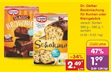 Backmischung für Kuchen oder Kleingebäck von Dr. Oetker für 1,99 € bei Netto Marken-Discount im Angebot Backmischung für Kuchen oder Kleingebäck von Dr. Oetker im aktuellen Netto Marken-Discount Prospekt