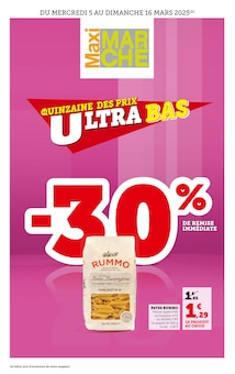 Prospectus Bi1 de la semaine "LA QUINZAINE DES PRIX ULTRA BAS" avec 1 pages, valide du 05/03/2025 au 16/03/2025 pour Bligny-sur-Ouche et alentours