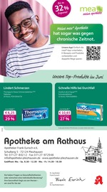 Aktueller mea - meine apotheke Apotheke Prospekt in Kusterdingen und Umgebung, "Unsere Juni-Angebote" mit 4 Seiten, 01.06.2025 - 30.06.2025