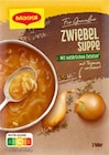 Für Genießer Zwiebelsuppe oder Für Genießer Pfefferrahmsauce bei REWE im Schleusingen Prospekt für 0,79 €