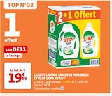 LESSIVE LIQUIDE SAVON DE MARSEILLE ET ALOE VERA - XTRA en promo chez Auchan Supermarché Tourcoing à 19,99 €