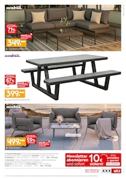 XXXLutz Möbelhäuser Gartentisch im Prospekt 