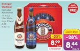 Weißbier Hell Angebote von Erdinger bei Netto Marken-Discount Freiburg für 8,44 €