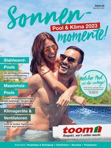 toom Baumarkt Prospekt "Pool und Klima 2023" mit 84 Seiten