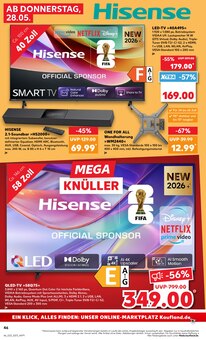 Fernseher im Kaufland Prospekt "Hier bin ich richtig" mit 69 Seiten (Goslar)